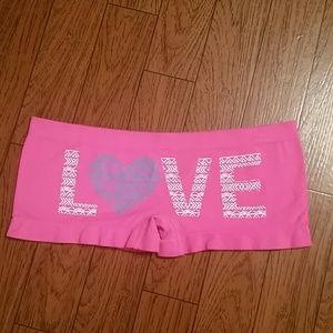 Graphic Pink Love Shorties Panties Lingerie